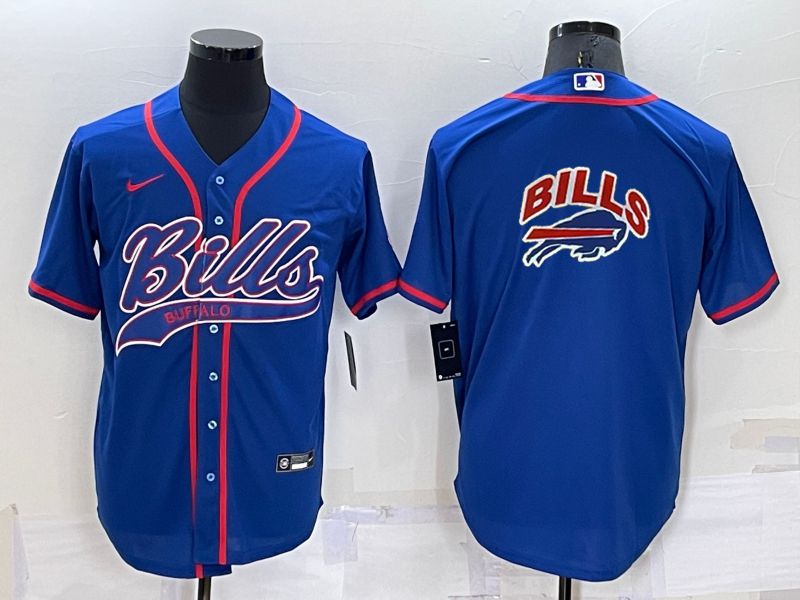 Men Buffalo Bills Blank Blue 2022 Nike Co branded NFL Jersey1->buffalo bills->NFL Jersey